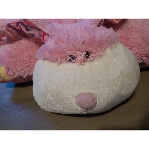 Pillow Pets Original Springtime Pink Bunny 18" Rare - Picture 4 of 9